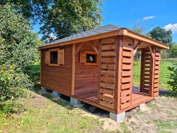 Domek narzędziowy z altaną Łukasz 3x5 m - obrazek 3