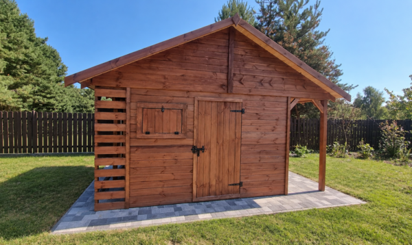 Domek narzędziowy z drewutnią Adam 3x4.5 m - obrazek 4