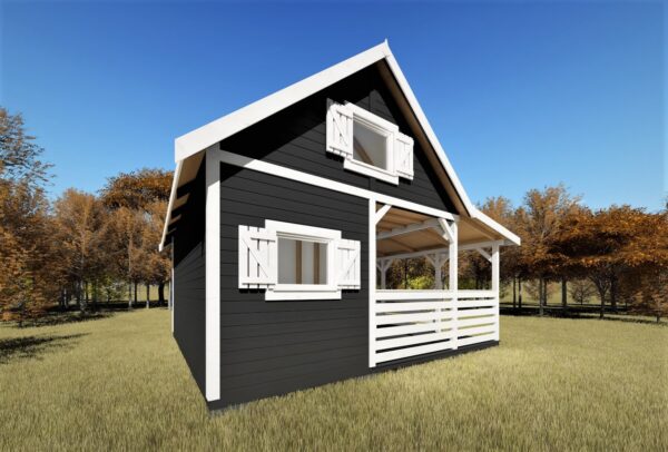 Domek Letniskowy Daniel 4x5 + 1,5x5 taras - obrazek 4