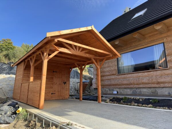 Wiata Samochodowa Ewelina 3x5 + Domek Narzędziowy 3x1 - obrazek 5