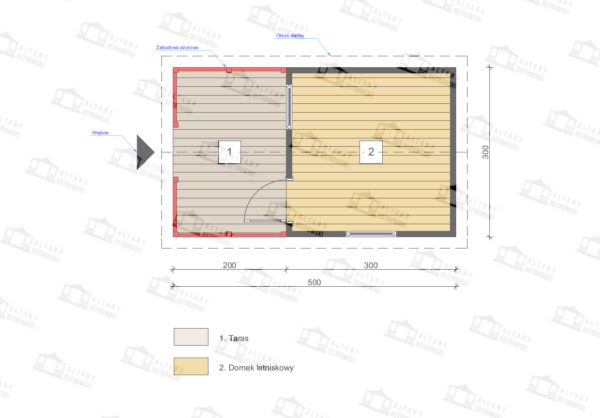 Domek Letniskowy Artur 3x5 - obrazek 15