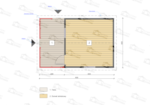 Domek Letniskowy Damian 4x6 - obrazek 13