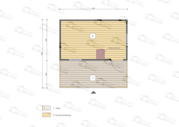 Domek Letniskowy Marcin 5x5 - obrazek 3