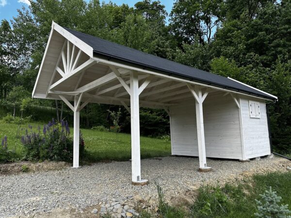 Wiata samochodowa Ewelina II (Dach 35°) - obrazek 2