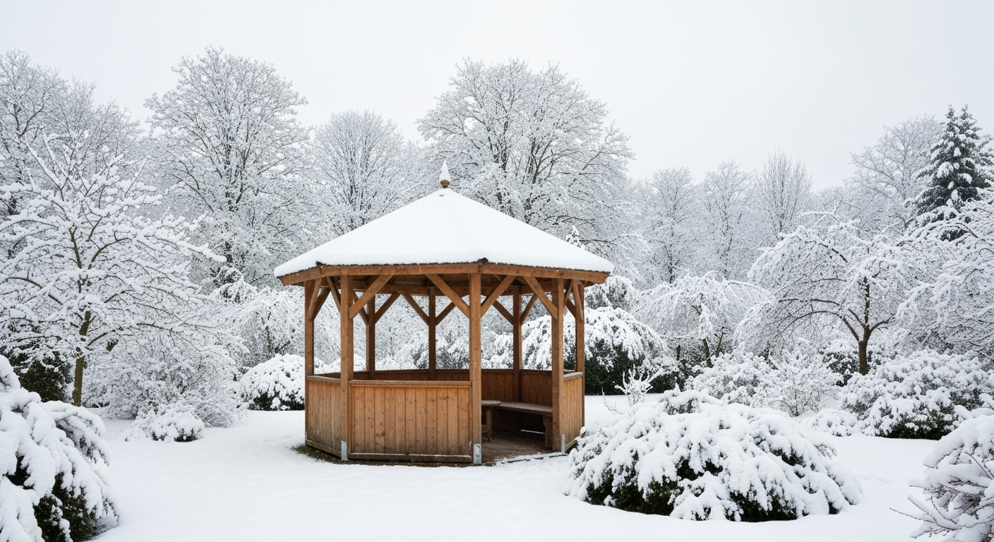 Jak przygotować altanę / domek drewniany na jesień i zimę? 2