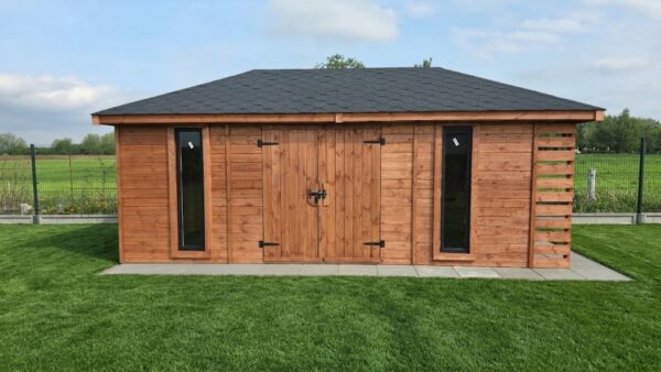 Domek narzędziowy z drewutnią Amadeusz V 3x6.5 m