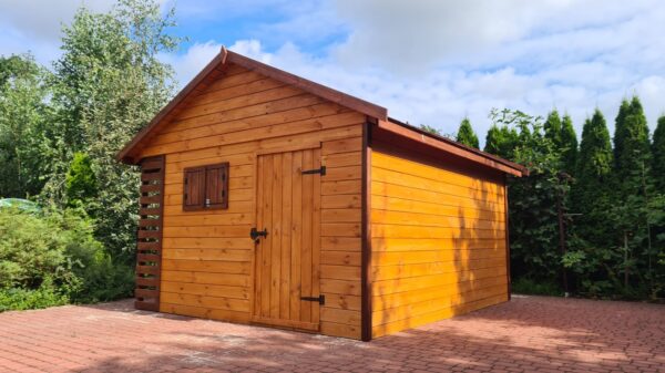 Domek narzędziowy z drewutnią Adam II 3x3.5 m - obrazek 2
